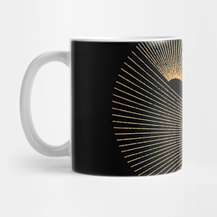 GOLDEN BROKEN SUN Mug